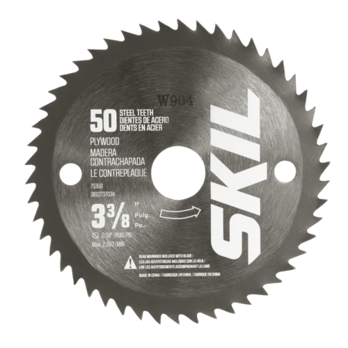 3-3/8 In. 50-Tooth Plywood Circular Saw Blade